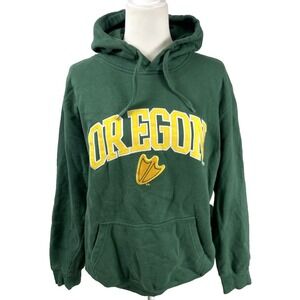 Oregon Ducks  LOGO Hoodie Men's L Green Sweatshirt Pullover NCAA L Genuine Stuff